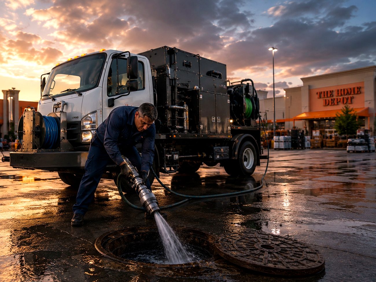 Commercial Hydro Jetting service in Dallas Texas